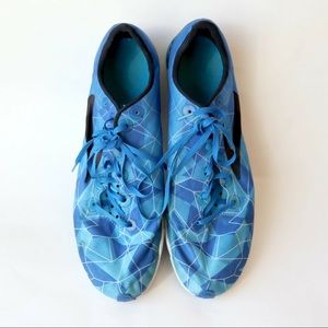 Brooks Mens Mach Cross Country Spike Running Shoes Blue Mens Size 14 D